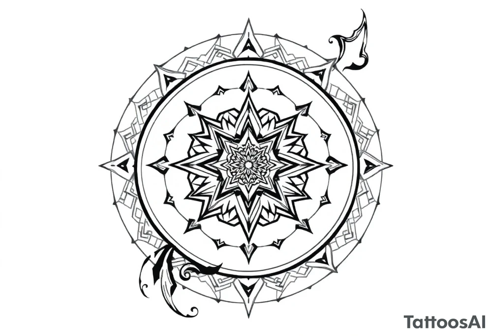 long shaman style mytical bold line with rhyme tattoo idea long shaman style mytical bold line with rhyme tattoo idea