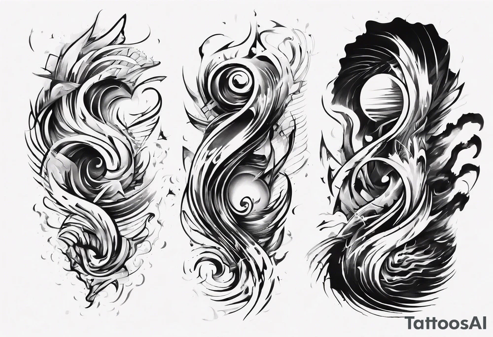 God is in the soundwaves tattoo idea