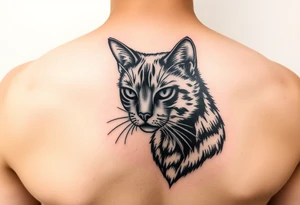 Black Cat tattoo idea