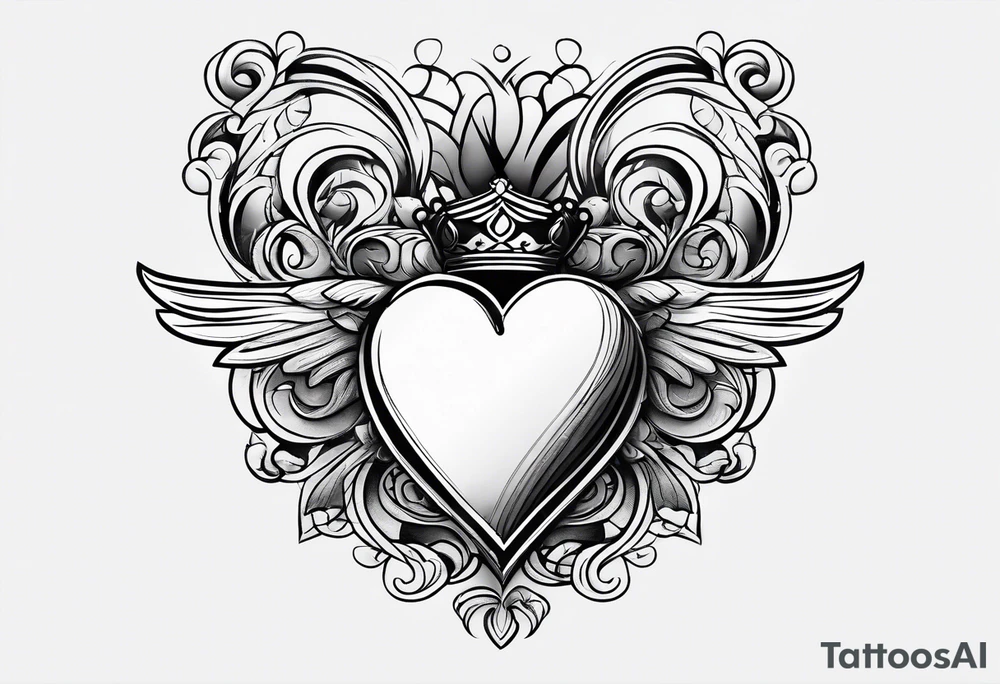 inner arm hearts tattoo idea