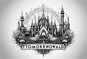 tomorrowland festival logo for 3 friendas tattoo idea