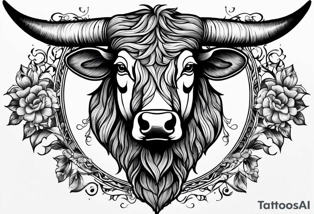 take the bull by its horns tattoo idea