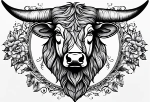 take the bull by its horns tattoo idea