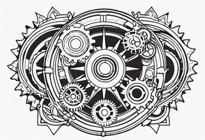 Steampunk Gear tattoo idea