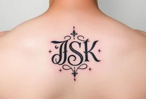 small simple tatto represnting family, put their intials intertwined in it: HSK, JSK, SMK, RAK tattoo idea