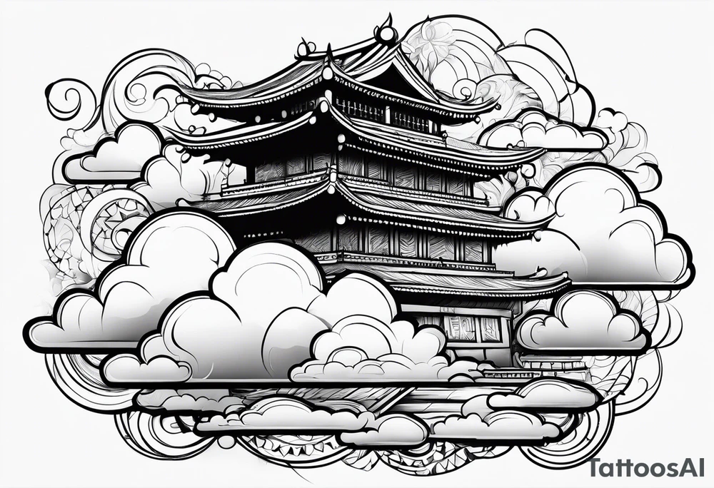 Clouds tattoo idea