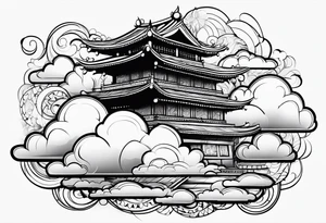 Clouds tattoo idea