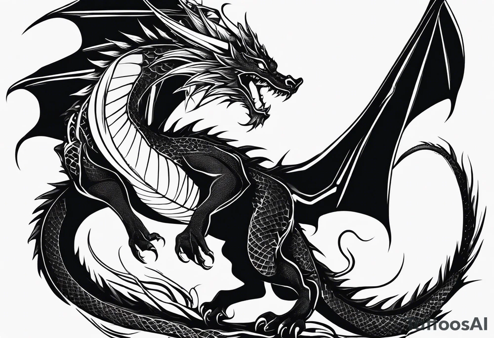 dragon tattoo idea