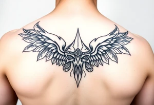 mandala tyylinen tatuointi käsivarteen jossa orn
amnetaallisia kuvioita viking tyylillä tattoo idea