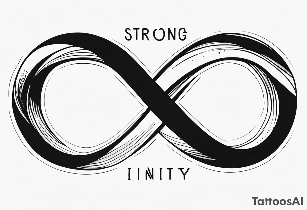 Infinity symbol with text Strong. Soft. Wild tattoo idea Infinity symbol with text Strong. Soft. Wild tattoo idea