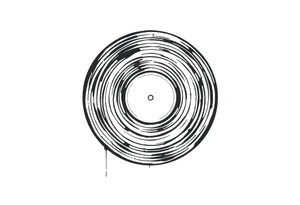 vinyl record tattoo idea