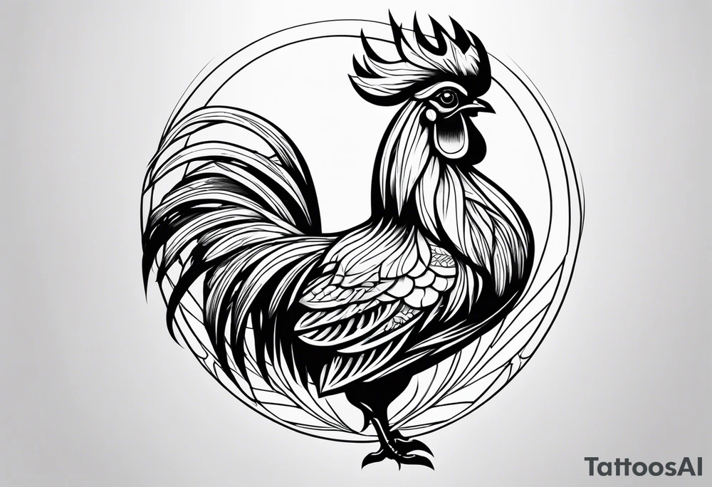 El mencho, rooster tattoo idea