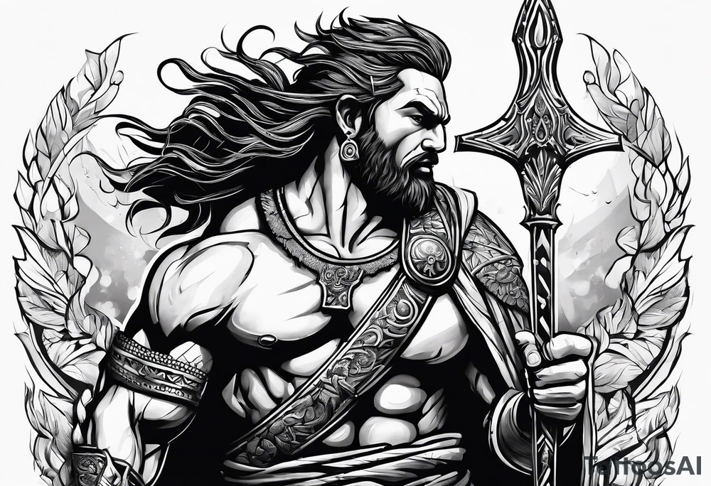 David and Goliath tattoo idea