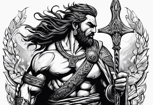 David and Goliath tattoo idea