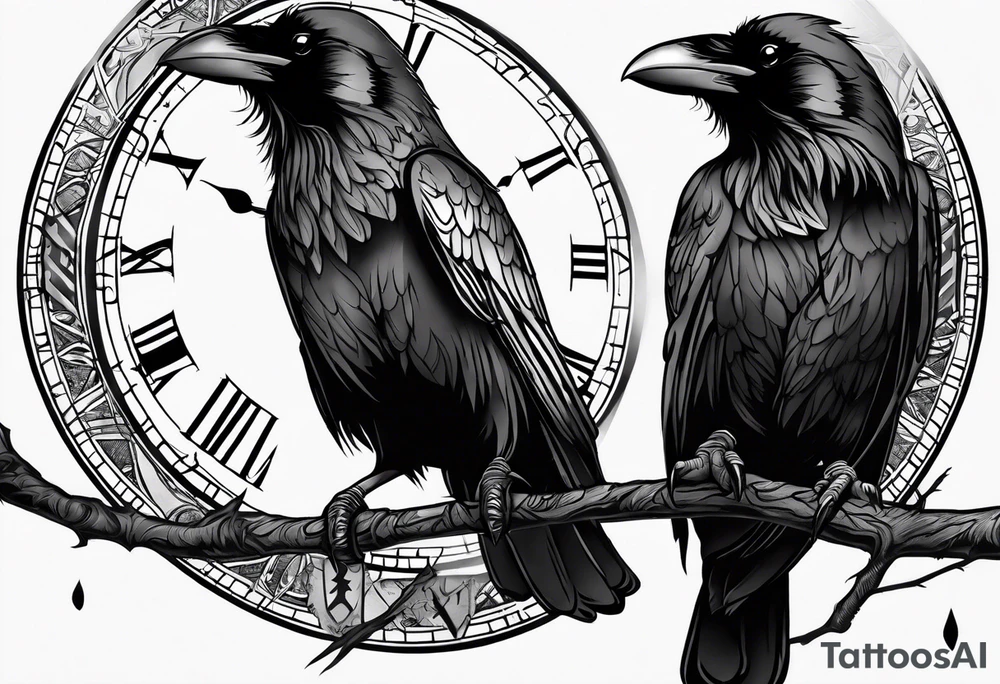 raven perched
roman numeral seven
Omnia Urunt tattoo idea raven perched
roman numeral seven
Omnia Urunt tattoo idea