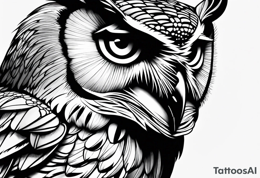 owl tattoo idea