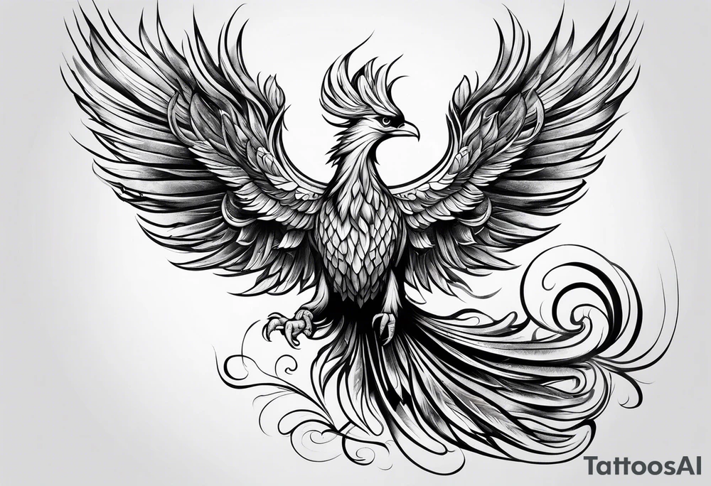 Phoenix tattoo idea
