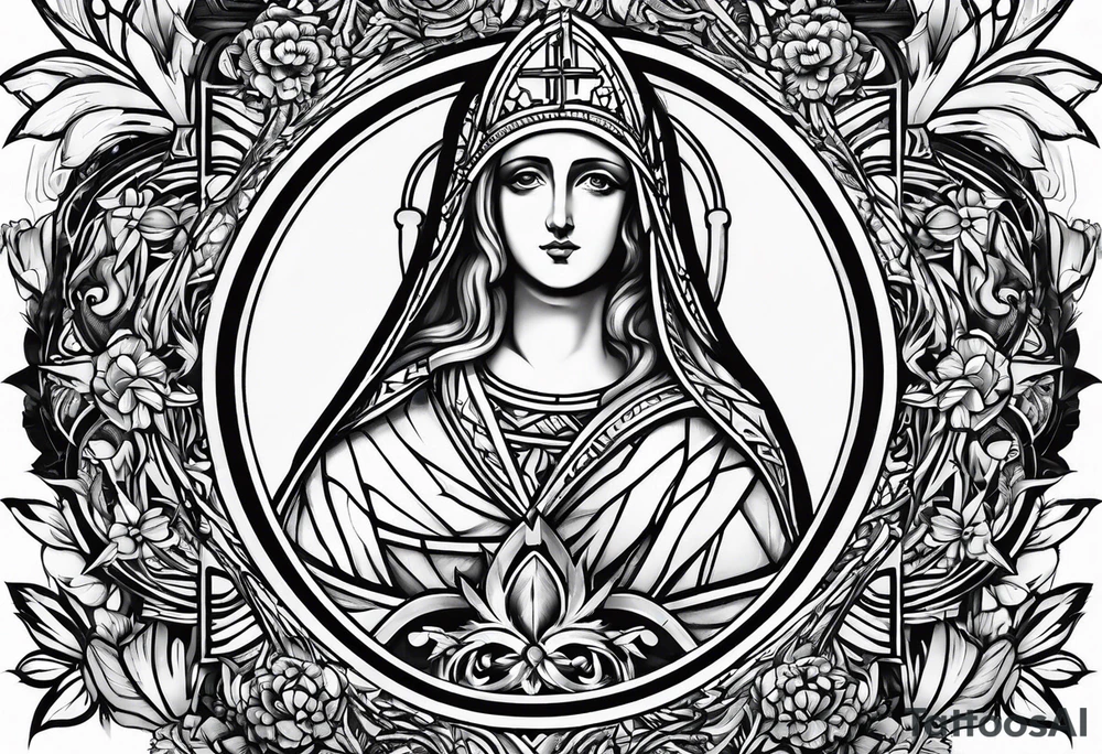 Catholic men’s tattoo tattoo idea
