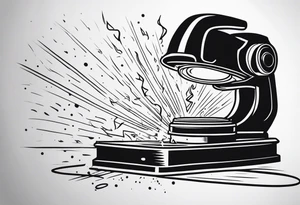 Welding,sparks,power tools tattoo idea