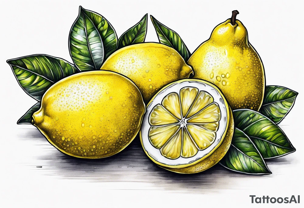 Lemons tattoo idea