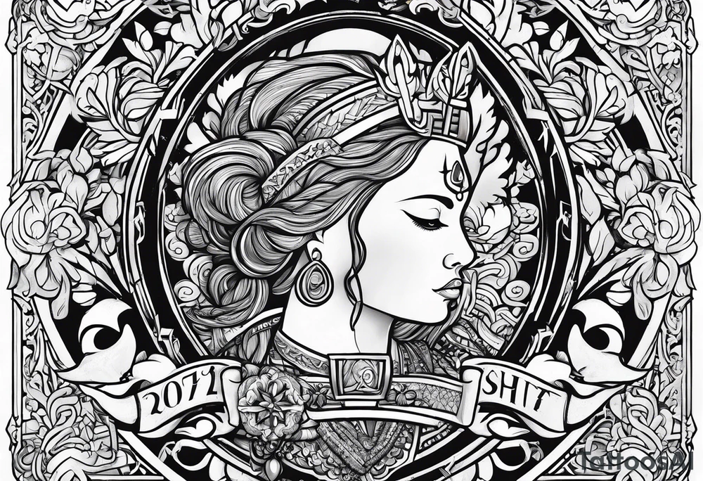 Psalms 23 scripture tattoo idea