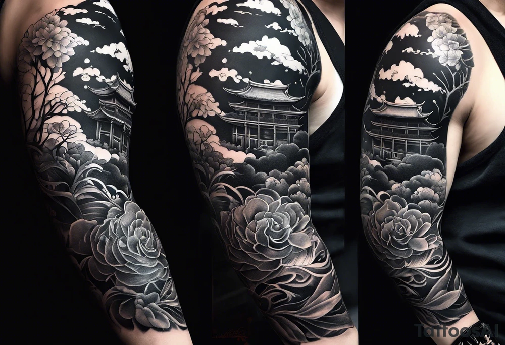 Arm sleeve tattoo idea