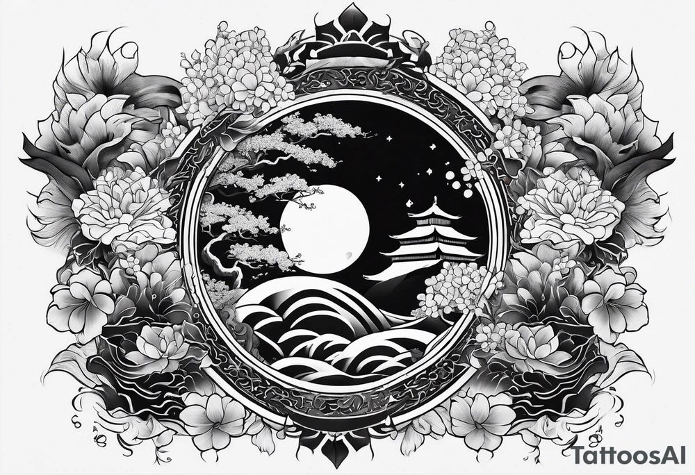 Oriental forearm tattoo representation of consistency tattoo idea