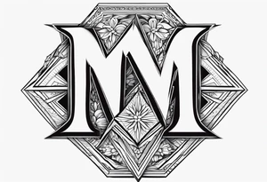 Letters m, c, and a tattoo idea