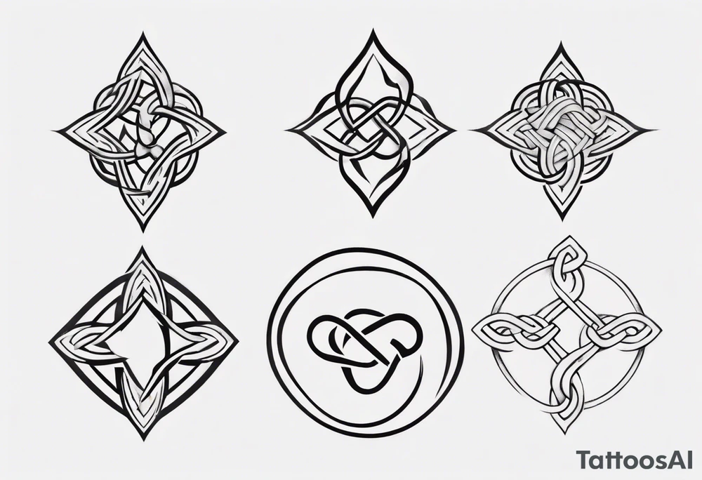 Prime knot 6,1 but very simple and clean tattoo idea