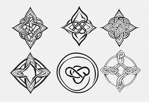 Prime knot 6,1 but very simple and clean tattoo idea