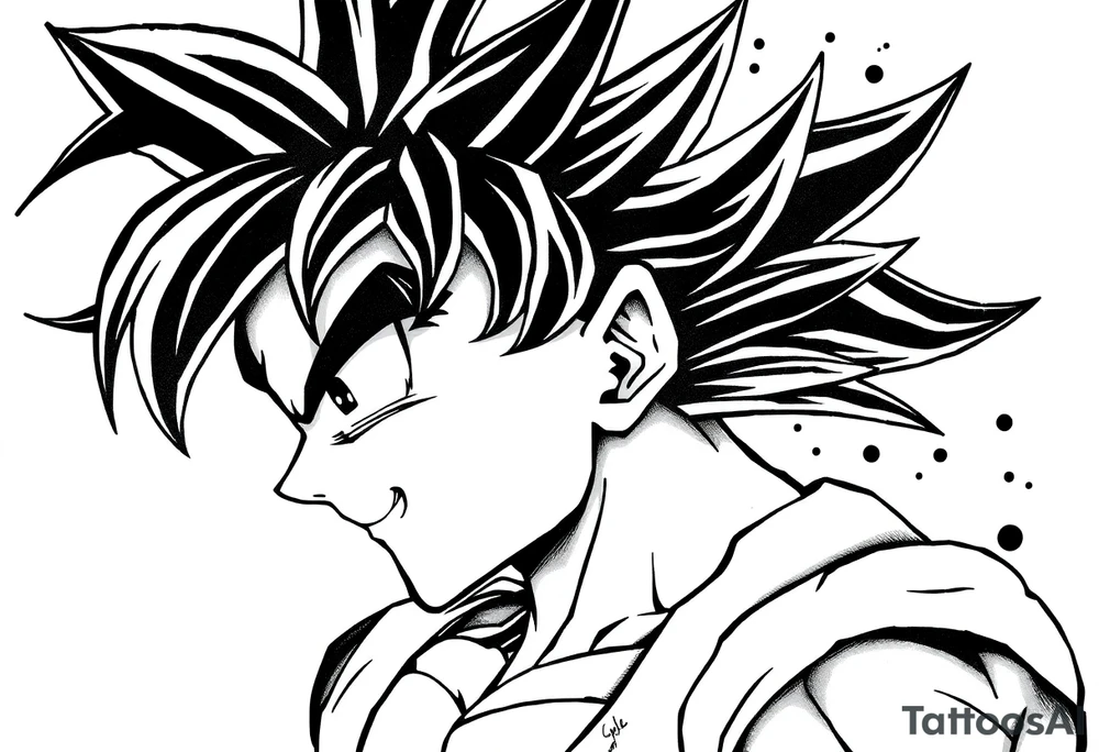 dragonball z tattoo idea