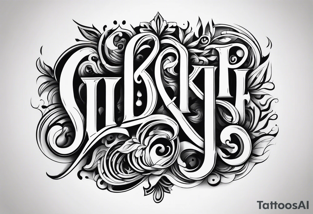 letters GDKP tattoo idea