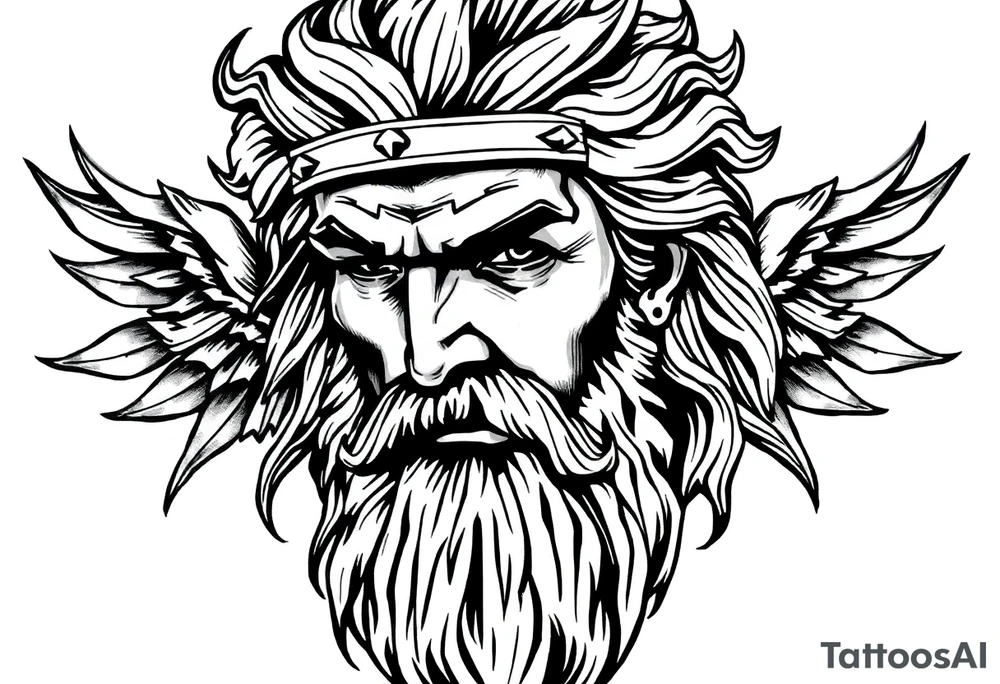 GREEK GOD tattoo idea
