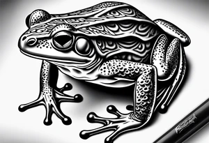 frogs tattoo idea