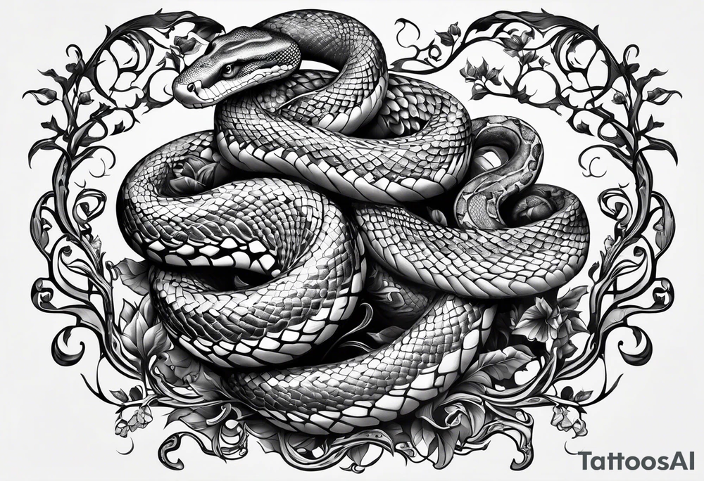 Snake in a tree
if I cannot bed the will of heaven, then I shall move hell tattoo idea