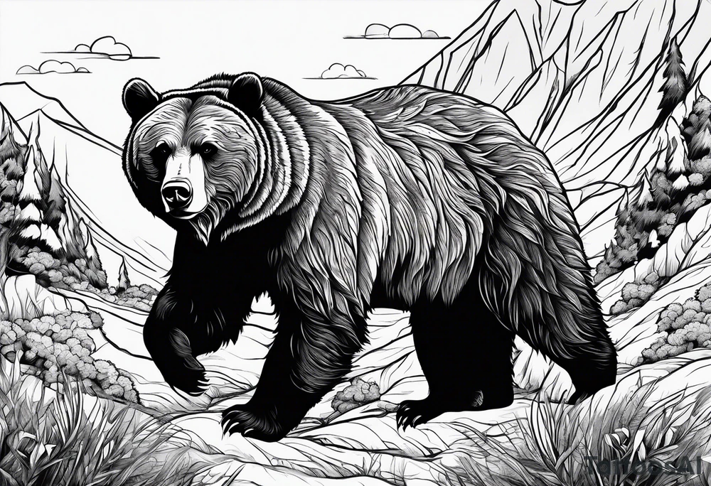 Grizzly Bear tattoo idea