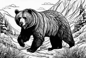 Grizzly Bear tattoo idea