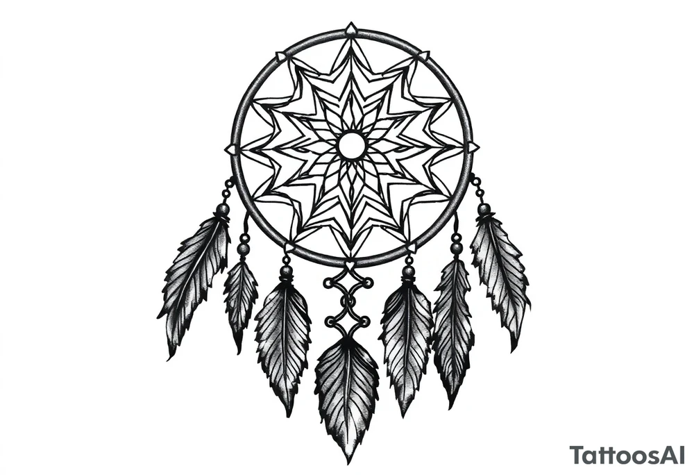 Dream catcher tattoo idea