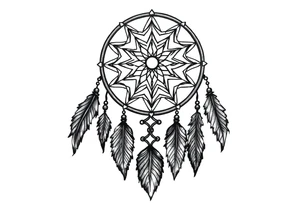 Dream catcher tattoo idea