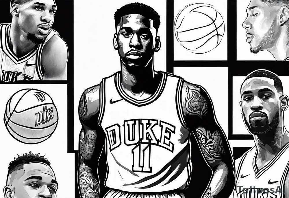 duke men’s basketball tattoo idea