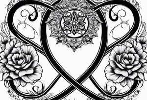 Infinity symbol tattoo idea