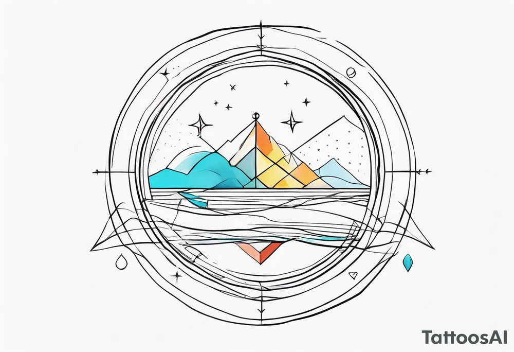 Coordinates tattoo idea