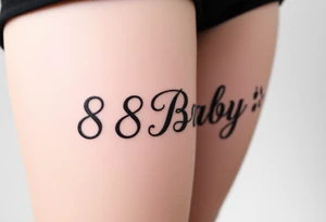 88Baby tattoo idea