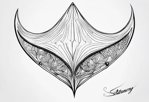 stingray with tatts tattoo idea
