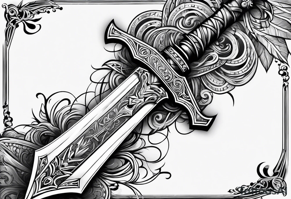 sword consistency tattoo idea