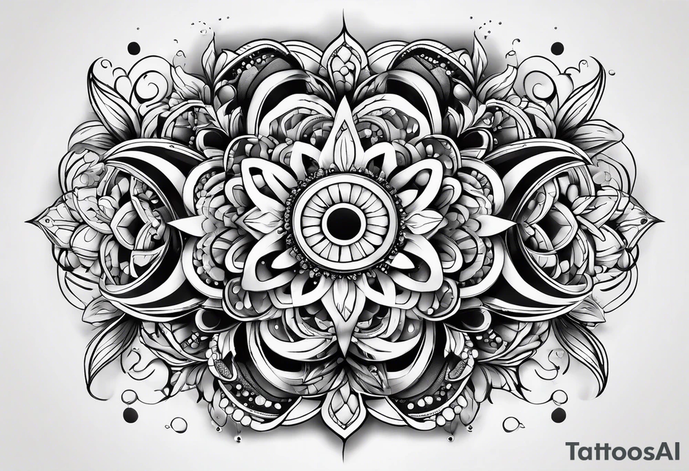Molecules tattoo idea