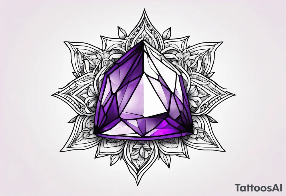 amethyst tattoo idea