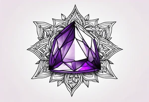 amethyst tattoo idea