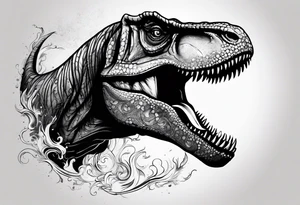 t rex tattoo idea