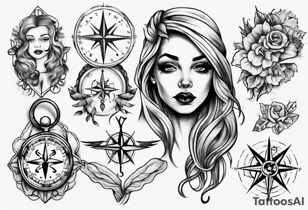 Girls Mystery Trip from Cincinnati w/compass tattoo idea